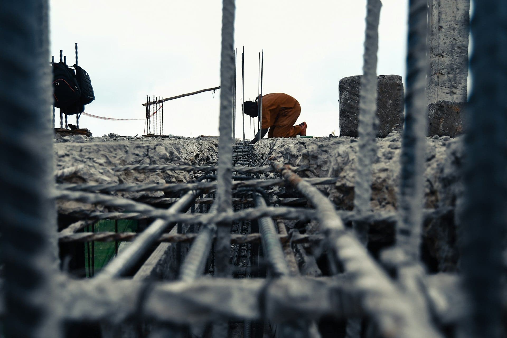 পাইলিং, আরসিসি ও গ্রিল কাজ