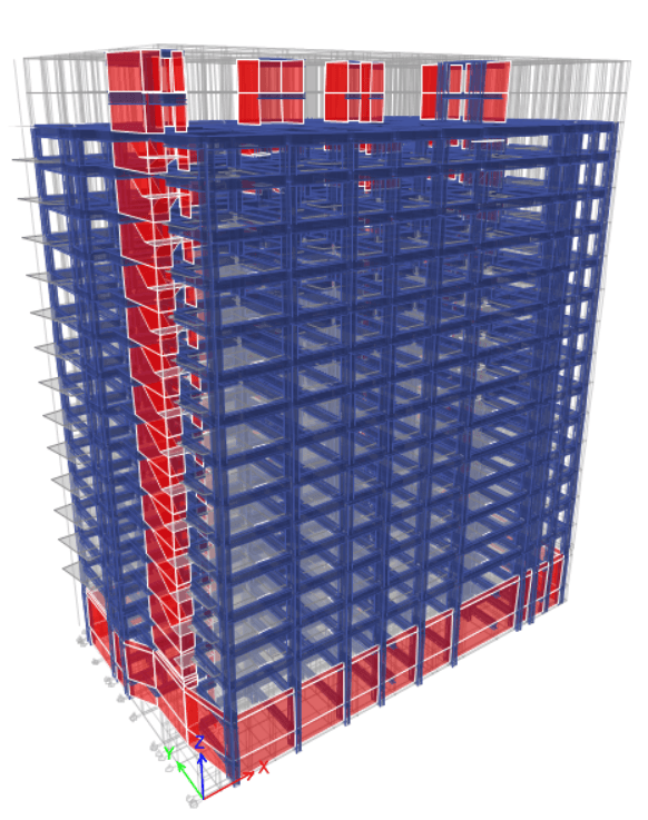 PROPOSED B+G+13 STORIED (WITH ONE BASEMENT) RESIDENTIAL BUILDING