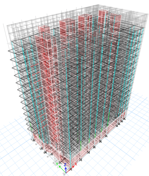 PROPOSED B+G+13 STORIED (WITH ONE BASEMENT) RESIDENTIAL BUILDING