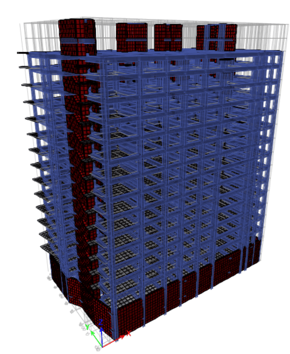 PROPOSED B+G+13 STORIED (WITH ONE BASEMENT) RESIDENTIAL BUILDING