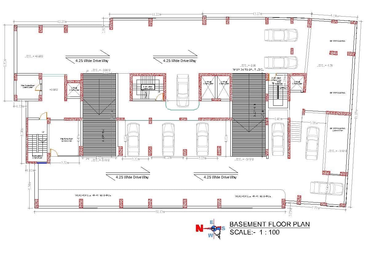 PROPOSED B+G+13 STORIED (WITH ONE BASEMENT) RESIDENTIAL BUILDING
