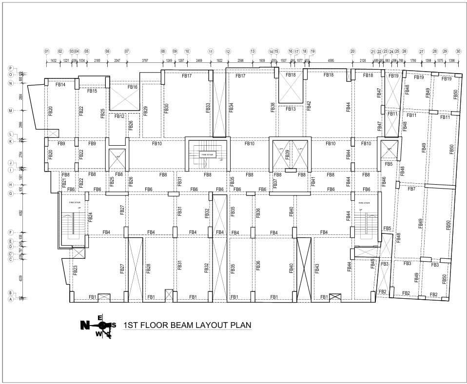 B+G+13 STORIED (WITH ONE BASEMENT) RESIDENTIAL BUILDING
