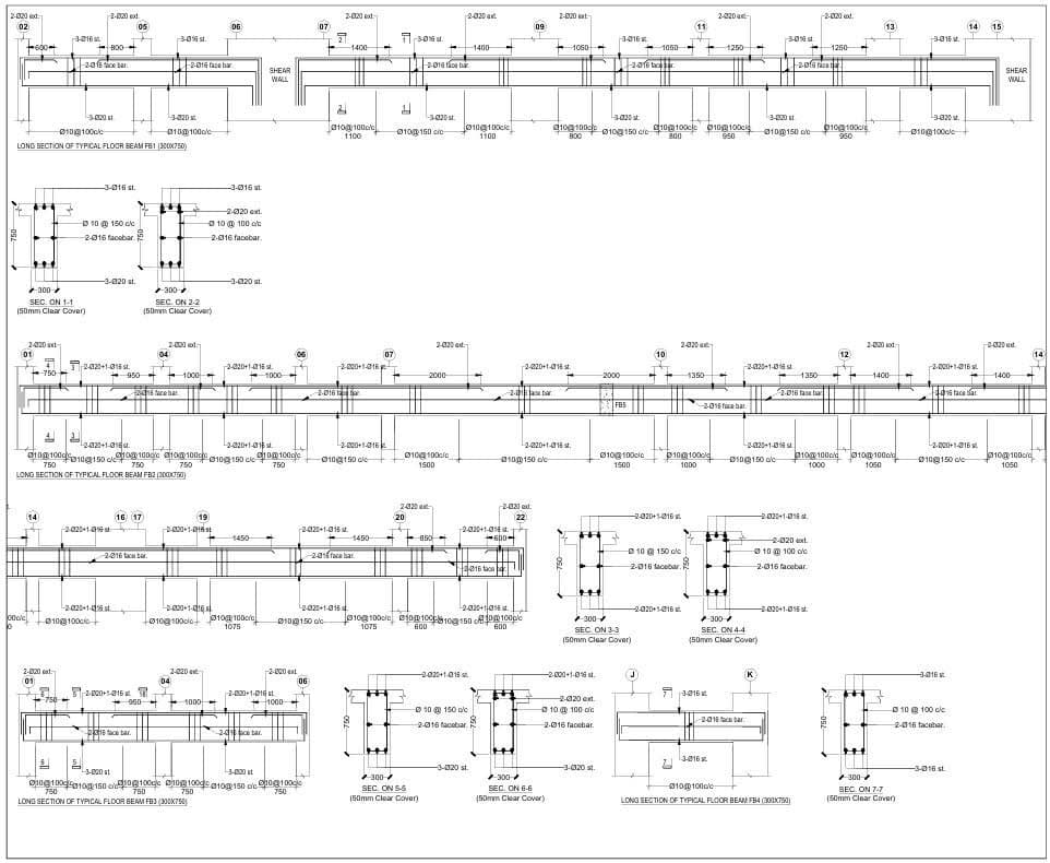 B+G+13 STORIED (WITH ONE BASEMENT) RESIDENTIAL BUILDING